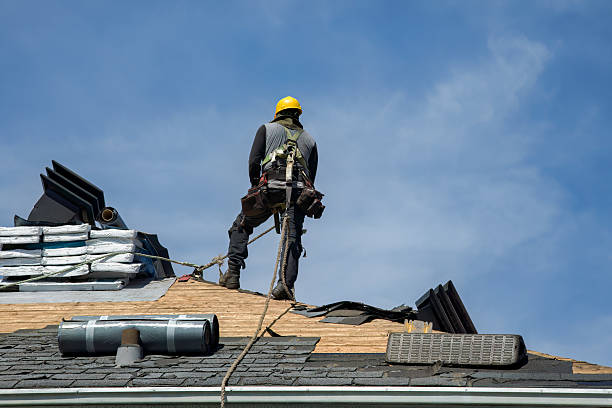 Professional Gutter Installation technician working in Eastover, SC